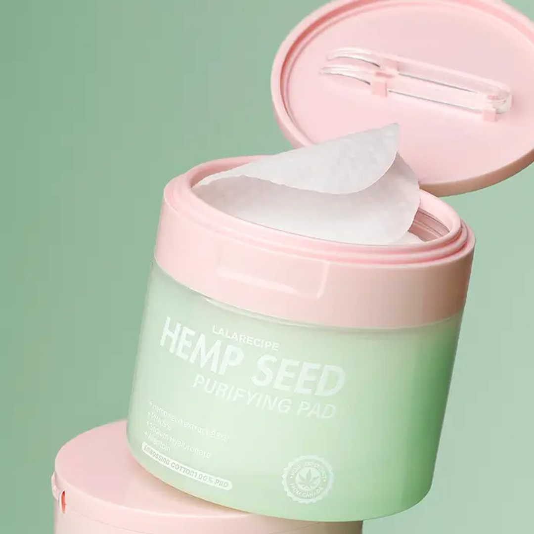 LaLa Recipe Hemp Seed Purifying Toner Pad 70pcs