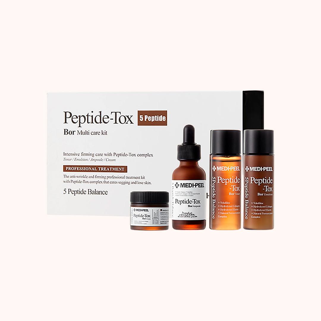 Medi-Peel Peptide-Tox Bor 5 Peptide Multi Care Kit – Kosmos Beauty Lab Medi-Peel Peptide-Tox Bor 5 Peptide Multi Care Kit – Kosmos Beauty Lab