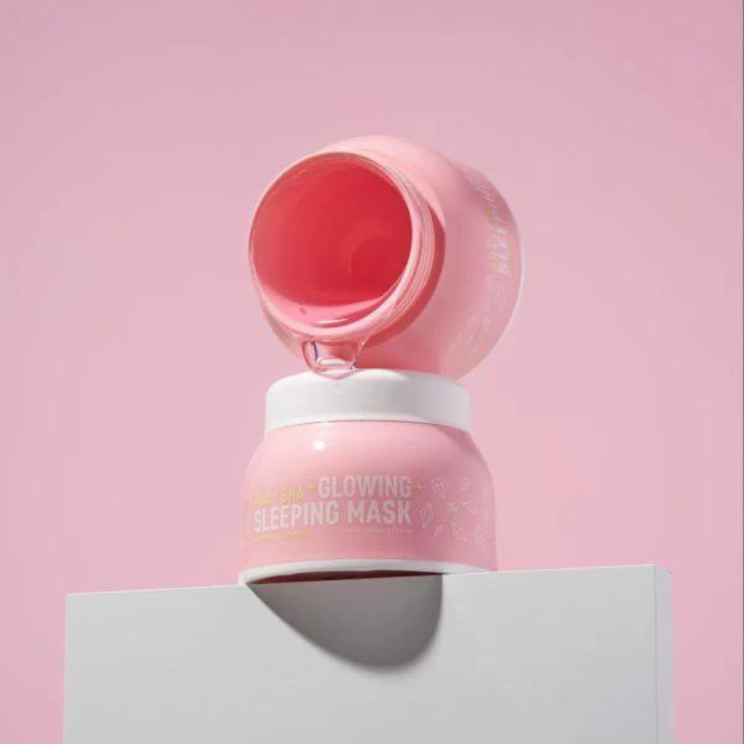 Look At Me Glowing AHA+ BHA Sleeping Mask - Ночная маска для сияния кожи 100мл