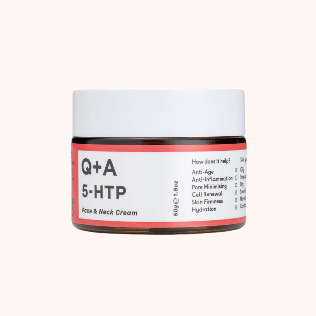 Q+A 5-HTP Face & Neck Cream 50g