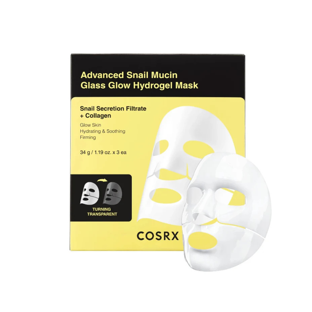 Cosrx Advanced Snail Mucin Glass Glow Hydrogel Mask 34g
