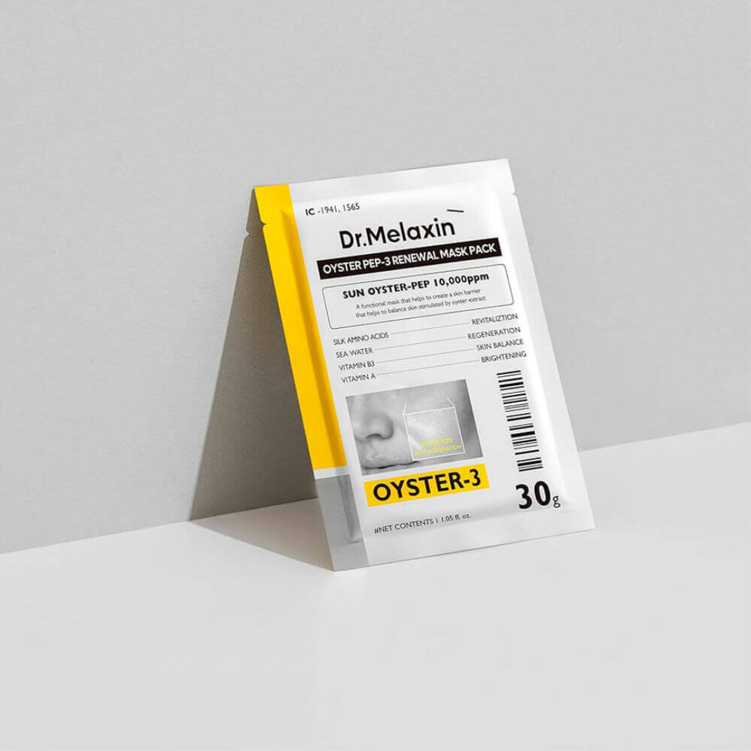 Dr. Melaxin Oyster Pep-3 Renewal Sheet Mask 30g