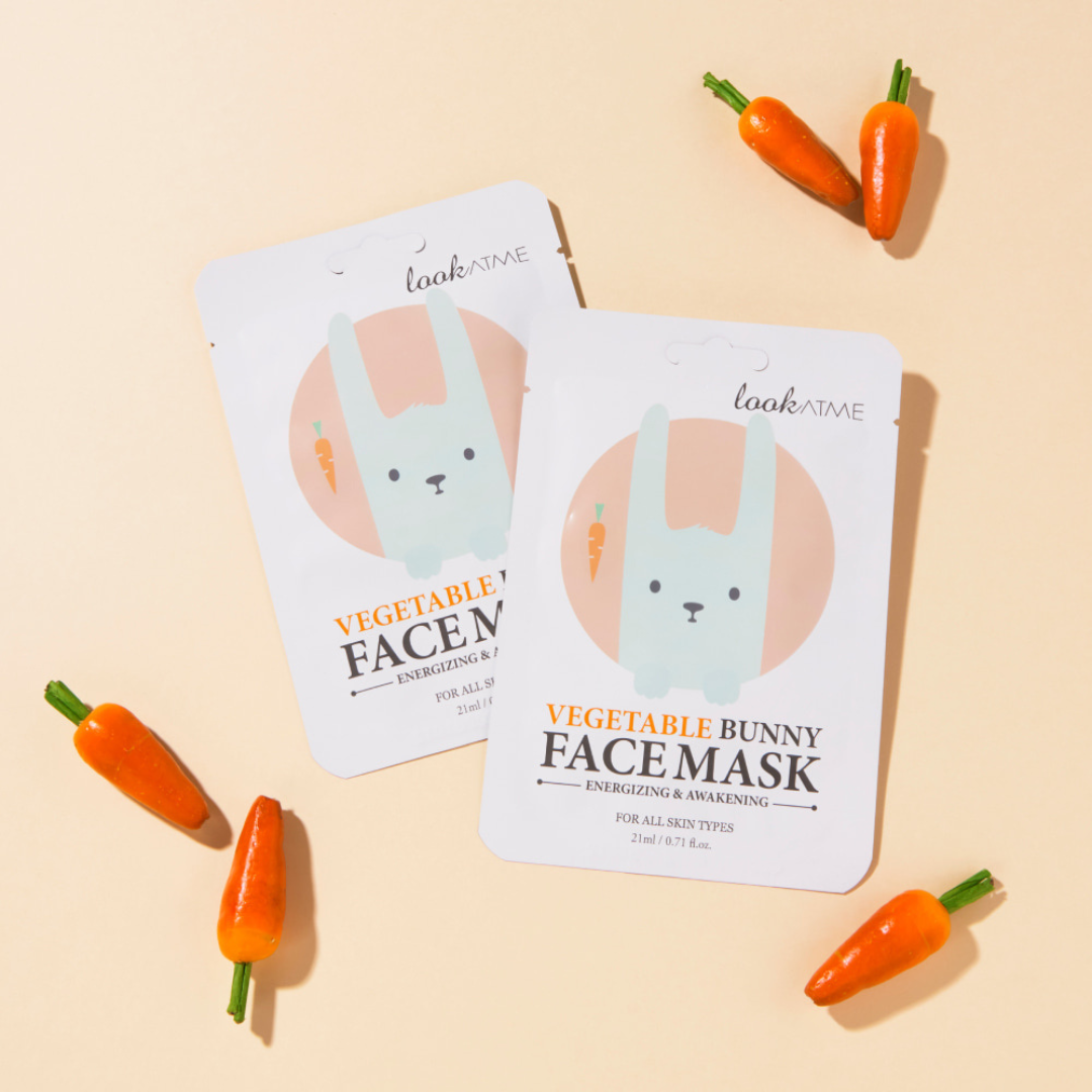 Look At Me Vegetable Bunny Face Mask 21ml