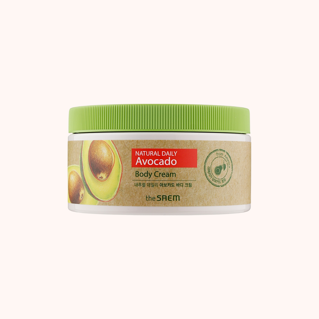 the SAEM Care Natural Daily Avocado Body Cream 300ml