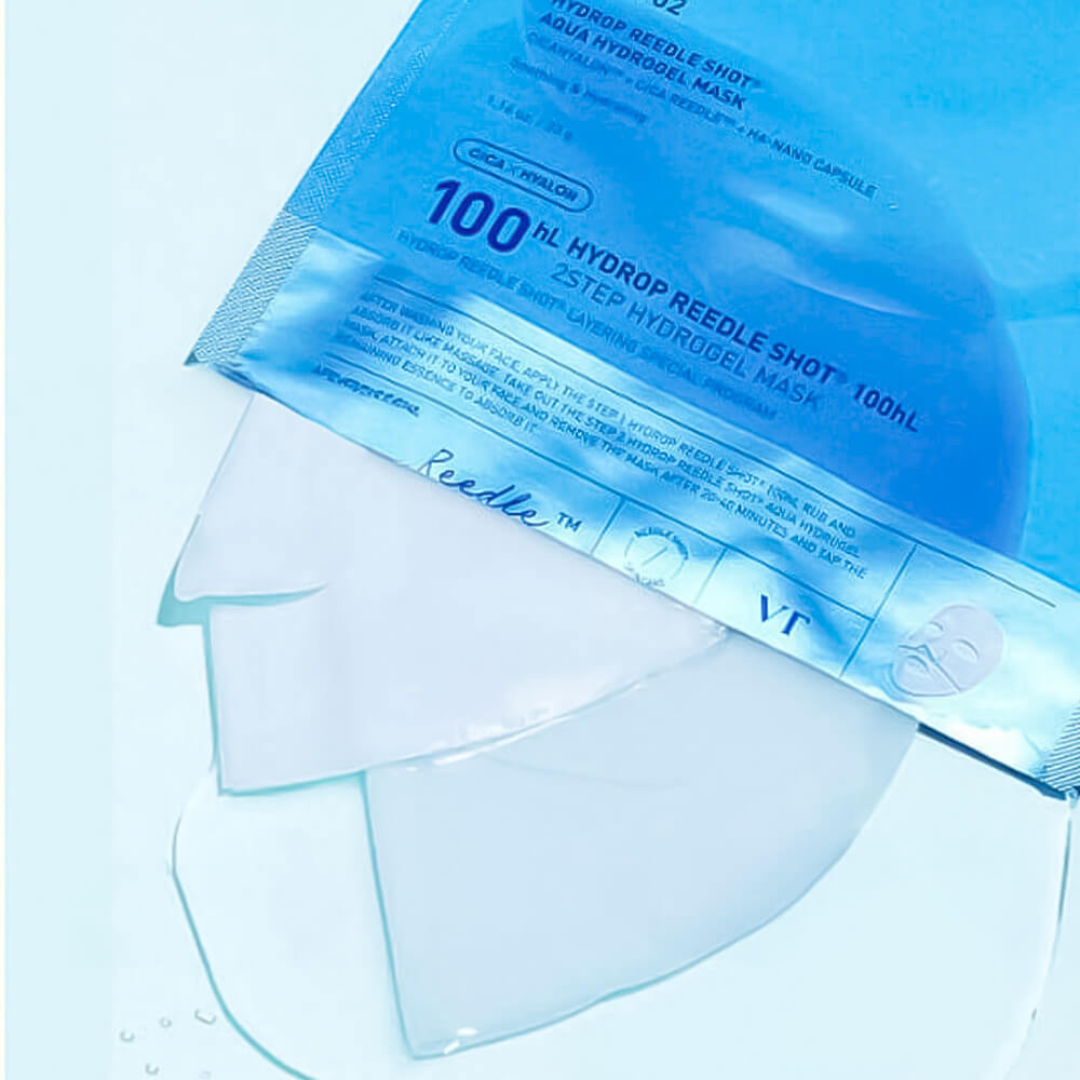 VT Cosmetics Hydrop Reedle Shot 100hl 2Step Hydrogel Mask