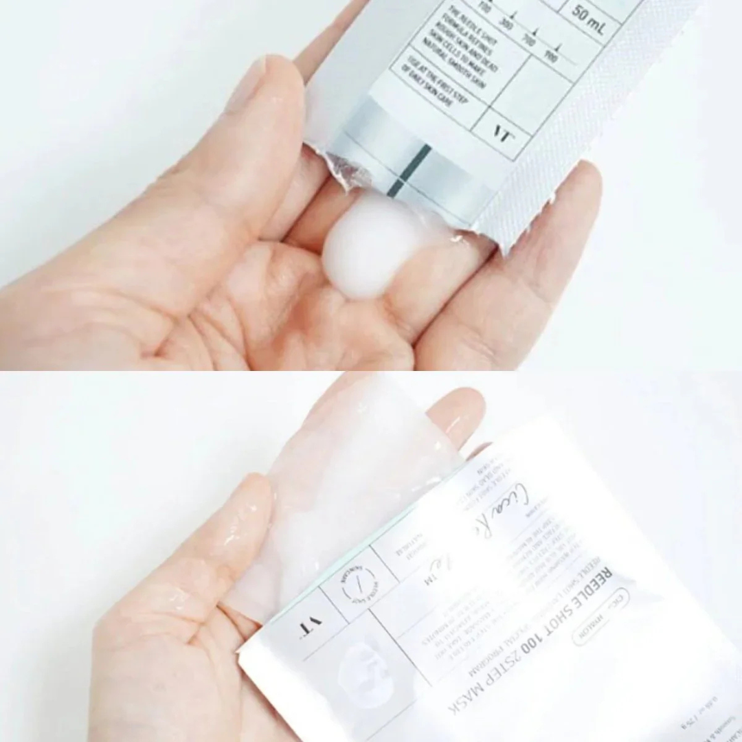 VT Cosmetics Reedle Shot 100 2Step Mask - Двухэтапная маска 25г