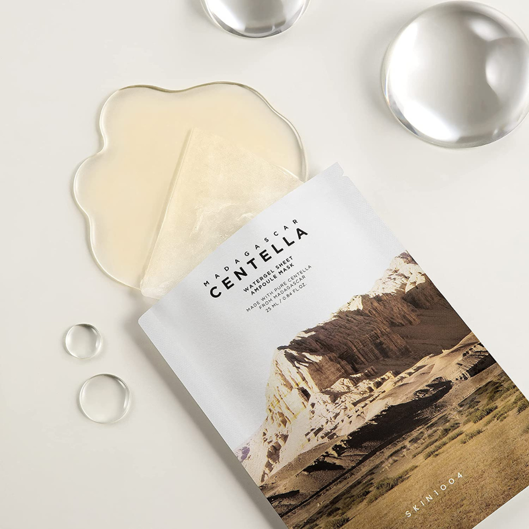 SKIN1004 Madagascar Centella Watergel Sheet Ampoule Mask - Rauhoittava kangasnaamio