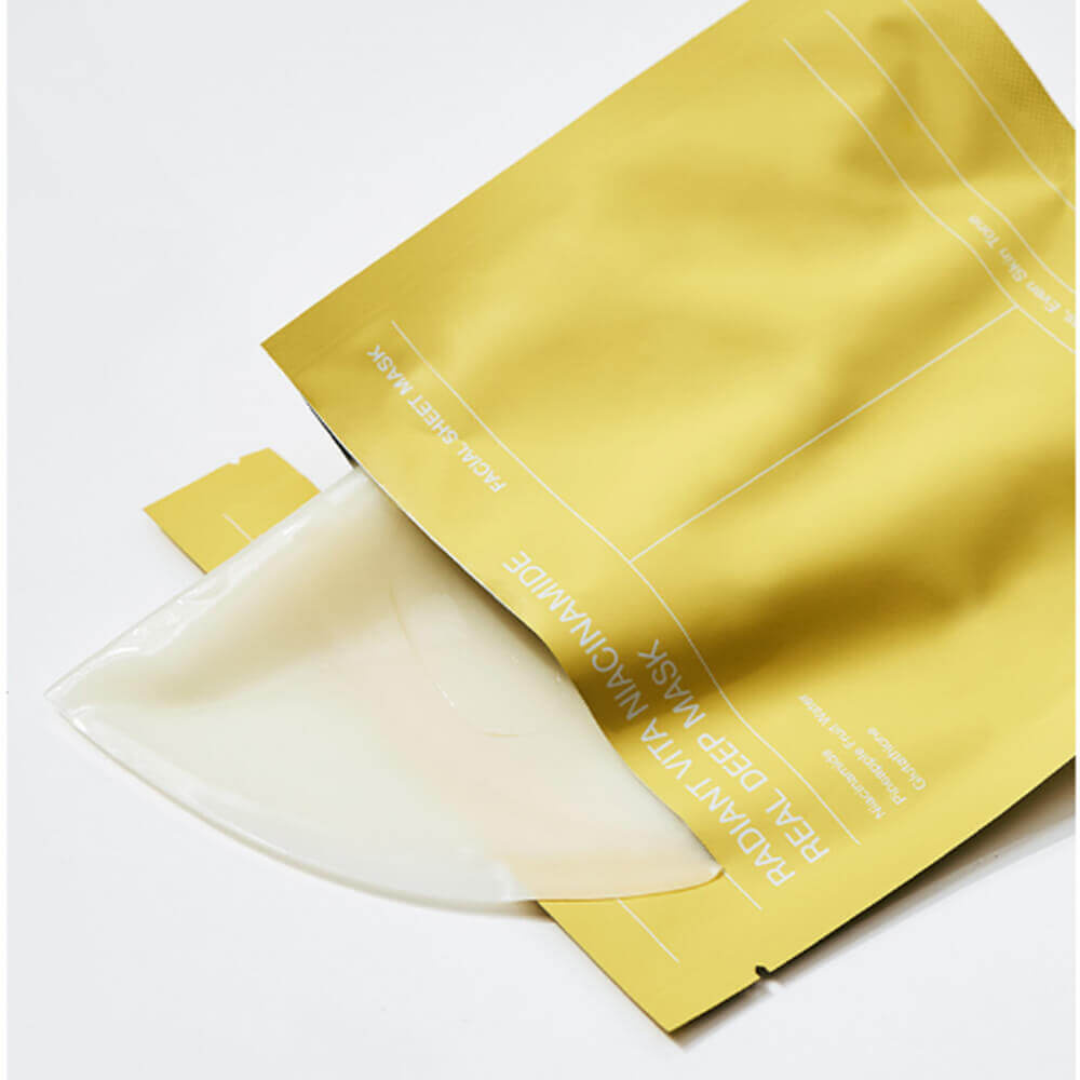 Biodance Radiant Vita Niacinamide Real Deep Mask - Maschera in idrogel 34g