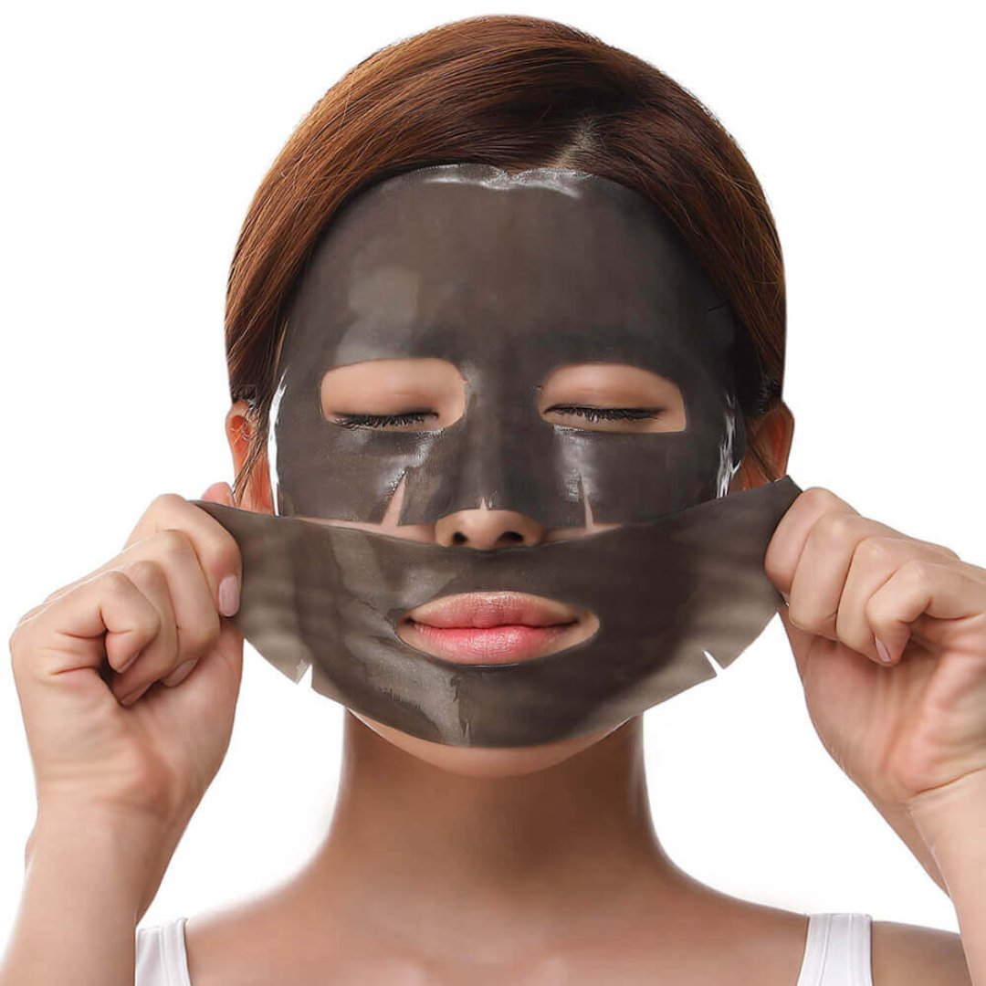 Petitfee Black Pearl & Gold Hydrogel Face Mask