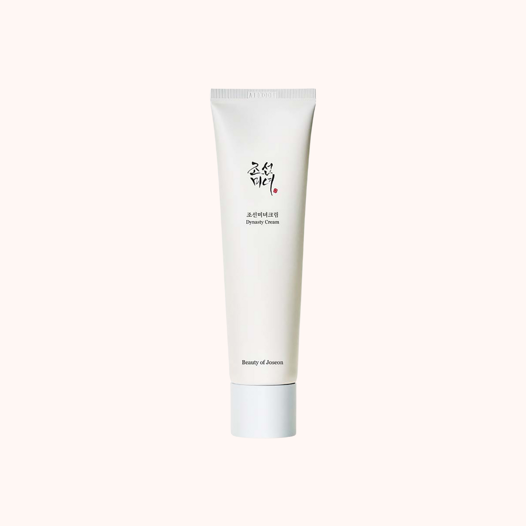 White tube of cream with &