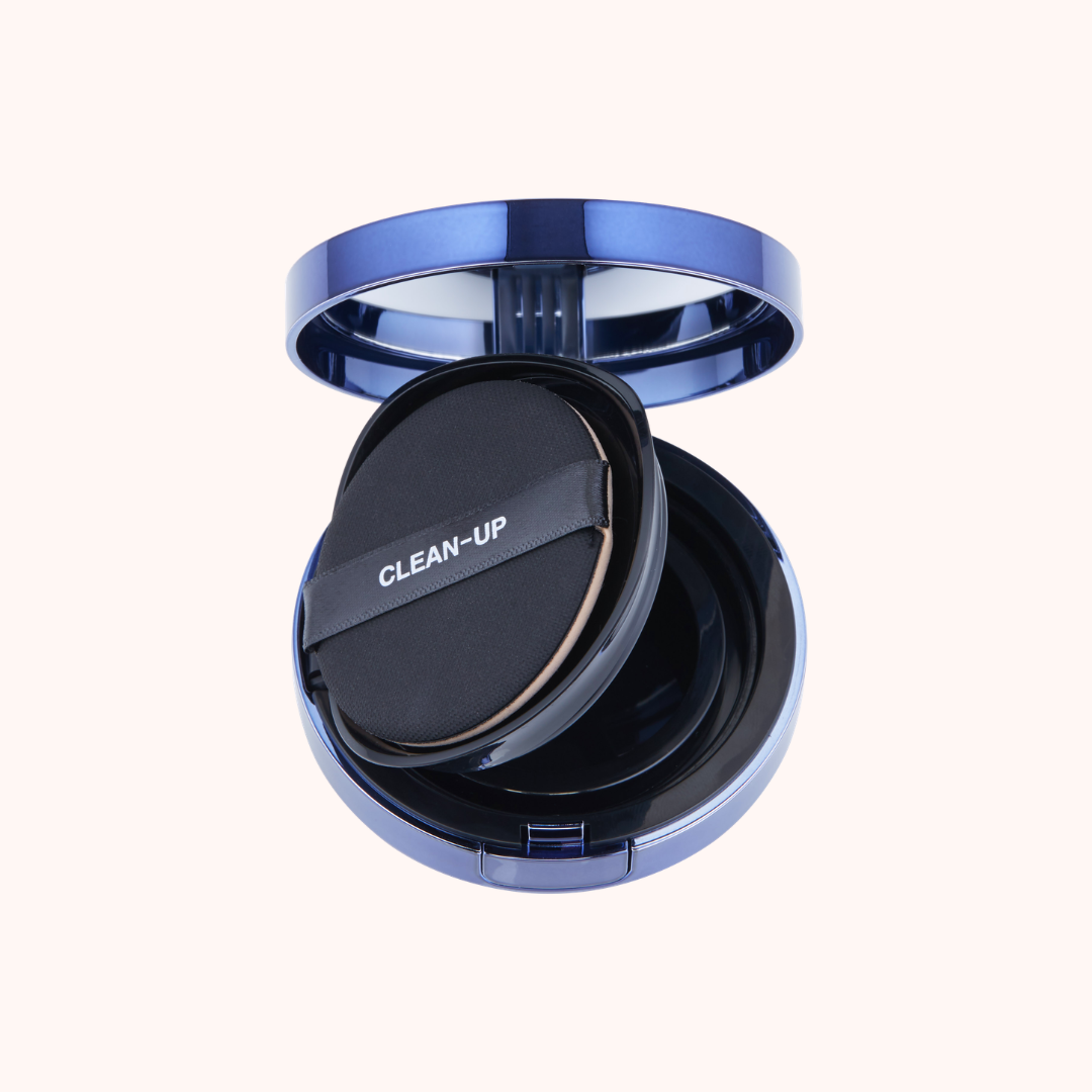 CUSKIN Clean-Up Skinfit Cushion Pact SPF 50 PA++++ 15g+refill