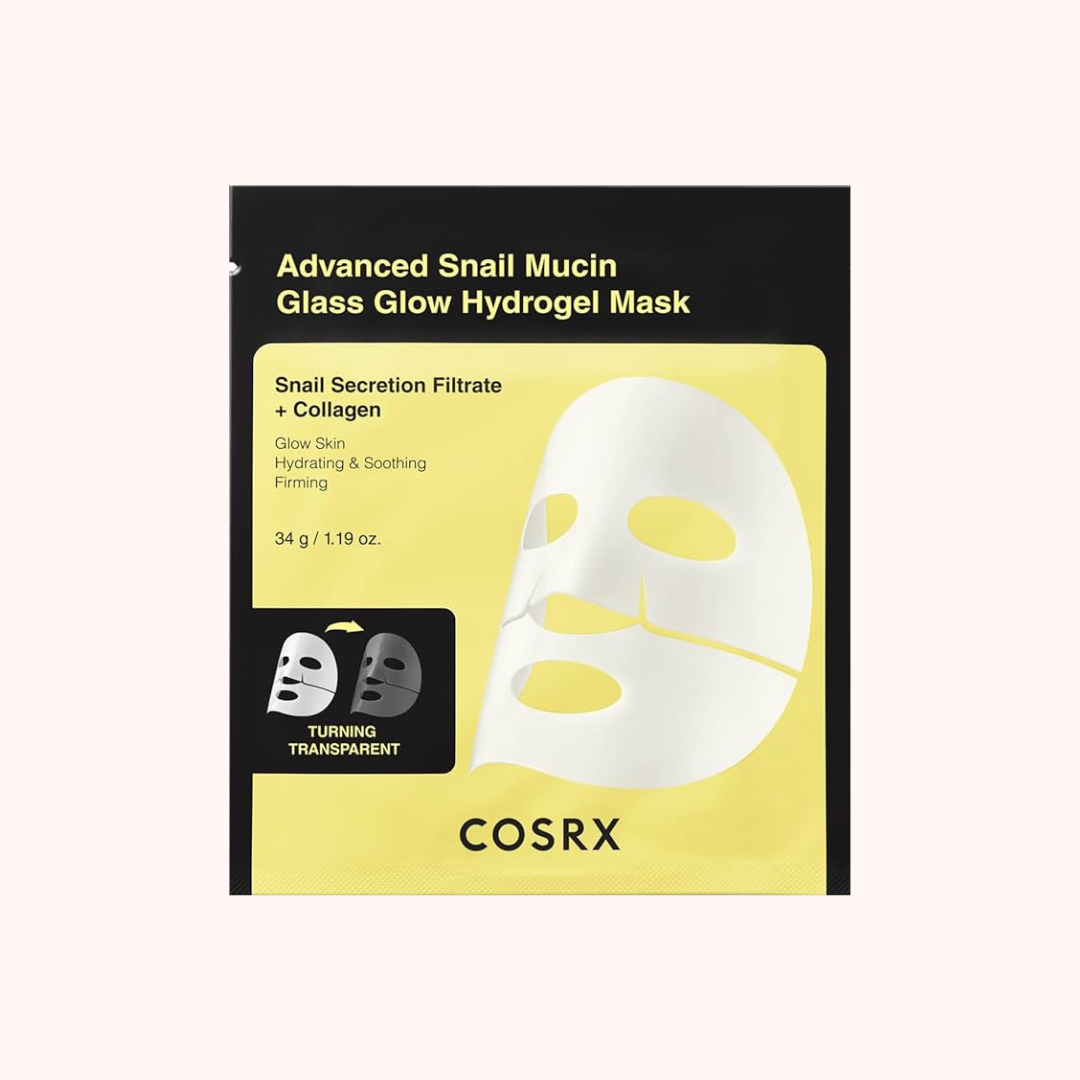 Cosrx Advanced Snail Mucin Glass Glow Hydrogel Mask 34g