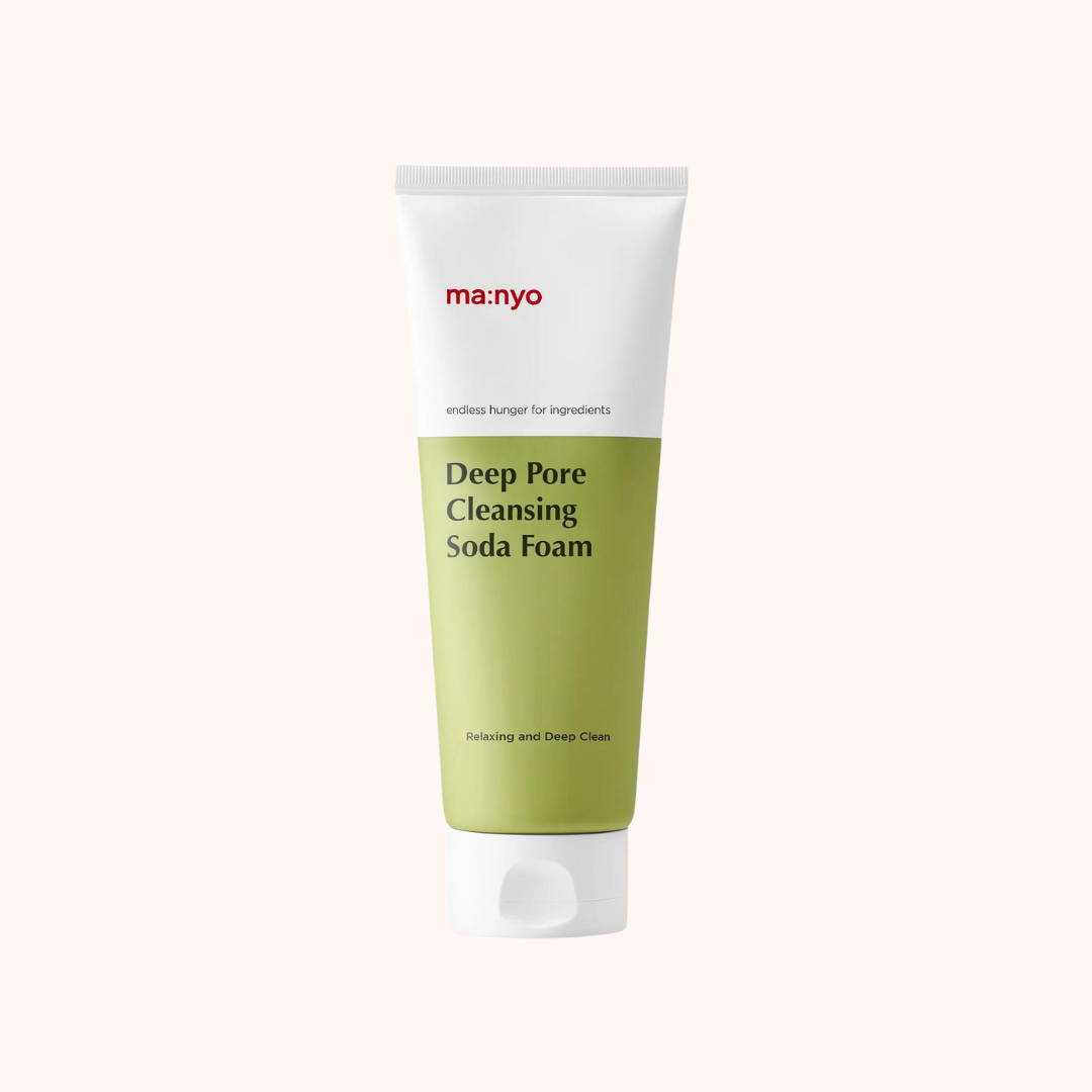 Tube of Ma:nyo Factory Deep Pore Cleansing Soda Foam against a white background