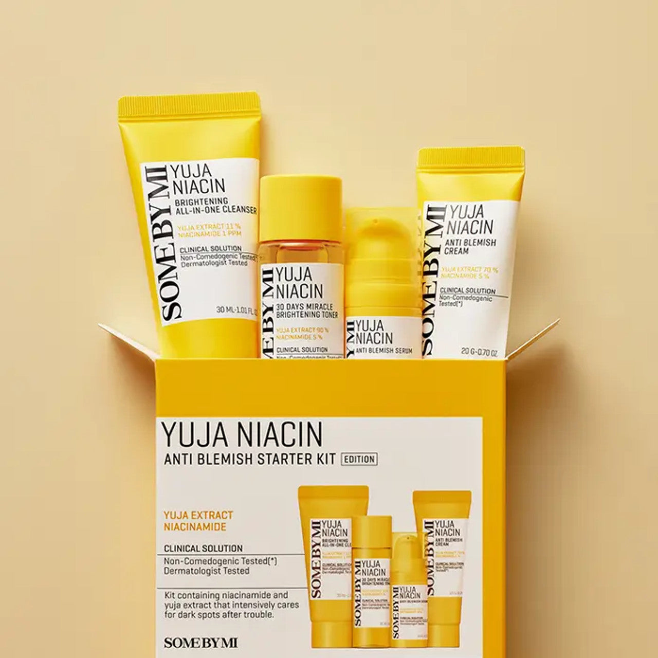 Some By Mi Yuja Niacin Anti Blemish Starter Kit 4pcs