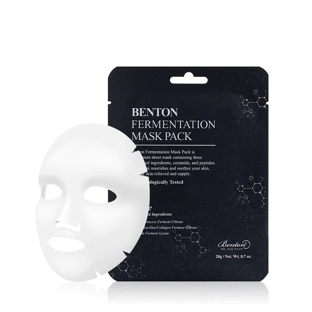 Confezione di maschere in tessuto per fermentazione Benton da 20 g