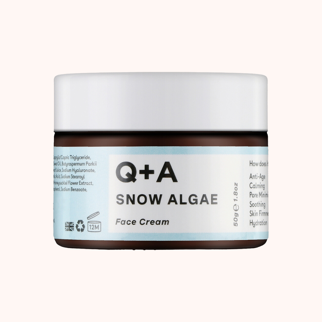 Q+A Snow Algae Intensive Питательный крем для лица 50г