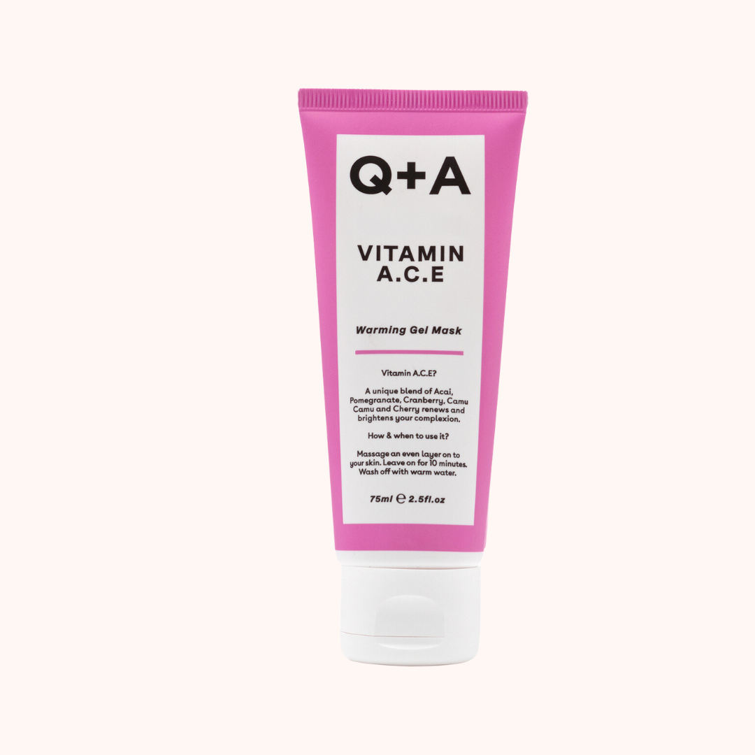 Q+A Vitamin A.C.E Разогревающая маска для лица 75мл