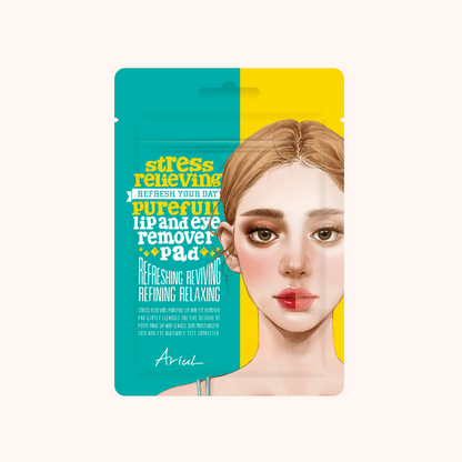 Ariul Stress Relieving Purefull Lip and Eye Remover Pad 10kpl