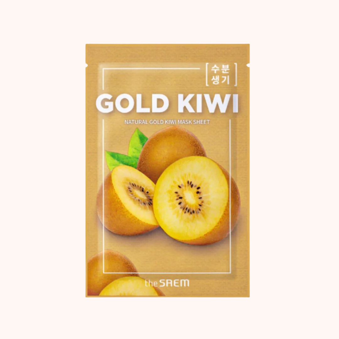 The Saem Natural Gold Kiwi Mask Sheet 21ml