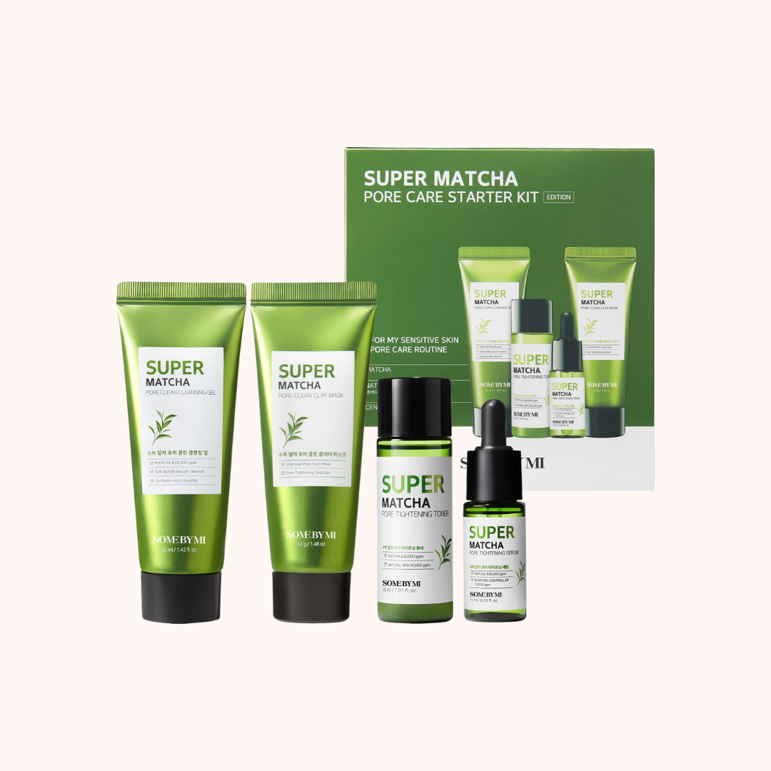 Some By Mi Super Matcha Pore Care Starter Kit (4pcs)