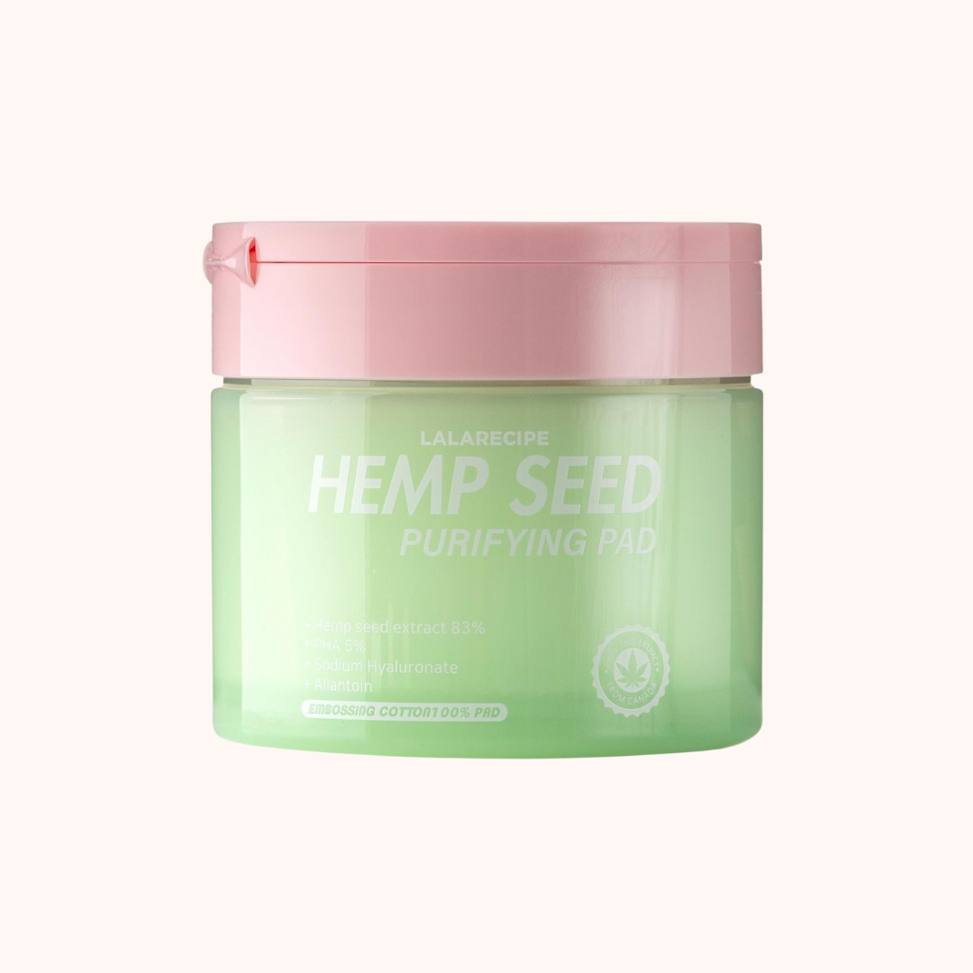 LaLa Recipe Hemp Seed Purifying Smoothing Toner Pad 70шт