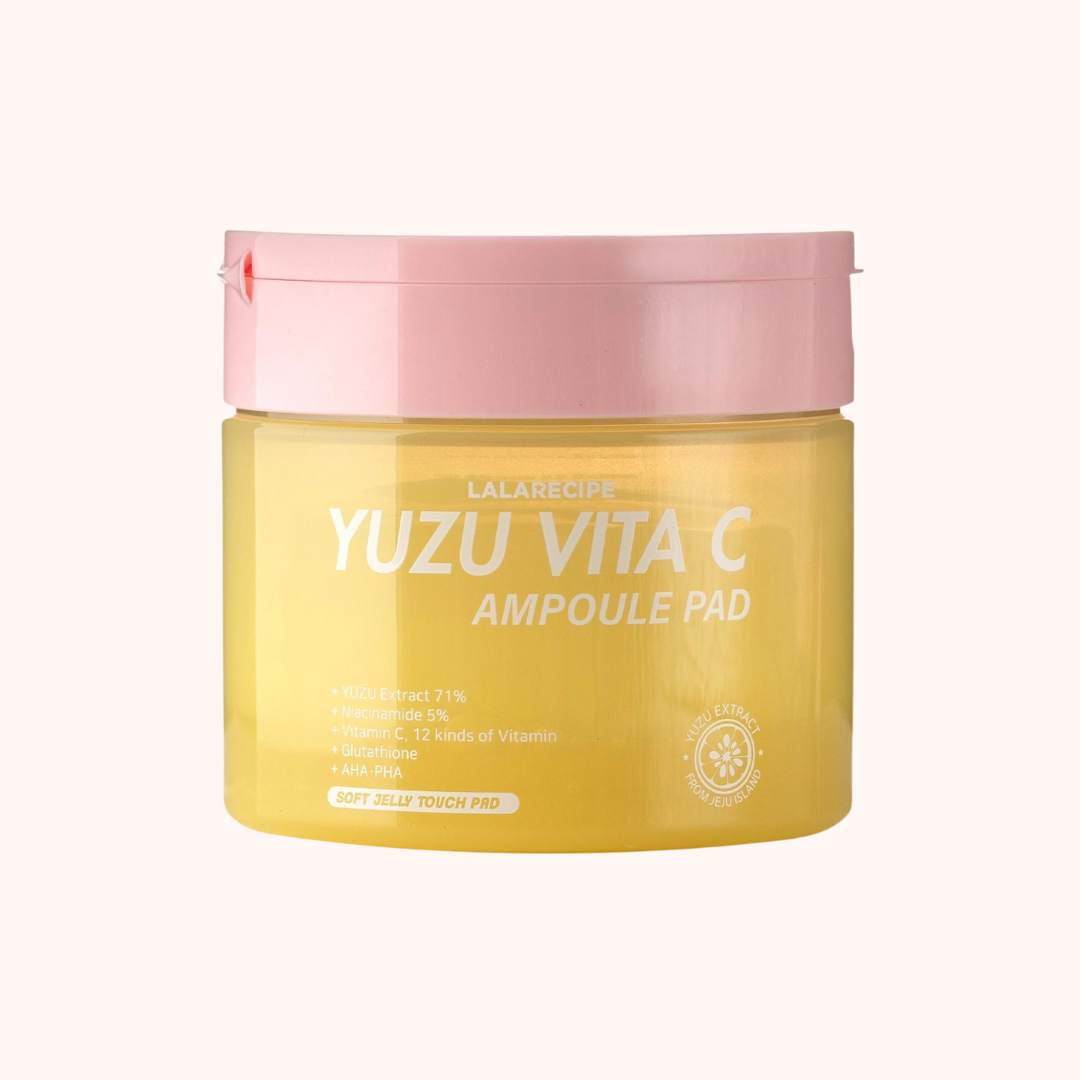 Lala Recipe Yuzu Vita C Ampoule Illuminating Mask Pad 80шт