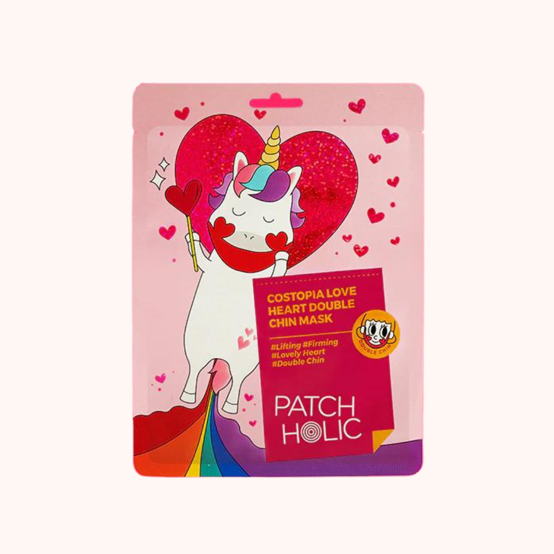 Patch Holic Costopia Love Heart Double Chin Mask - Гидрогелевая маска для подбородка 12г