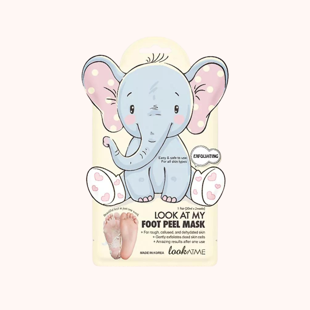 Look At Me Look At My Foot Peel Mask Elephant 1pair