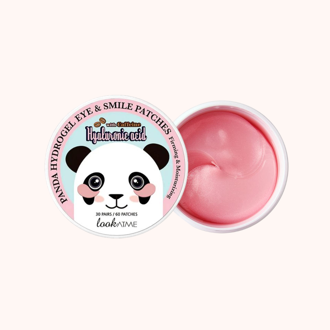 Look At Me Panda Hydrogel Eye Patch Hyaluronic Acid &amp; Caffeine 60pcs