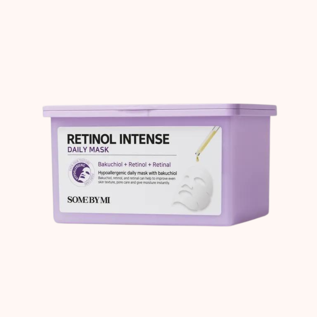 Some By Mi Retinol Intense Daily Mask - Набор омолаживающих тканевых масок с ретинолом 30шт