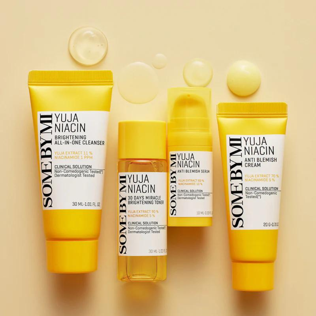 Some By Mi Yuja Niacin Anti Blemish Starter Kit 4pcs