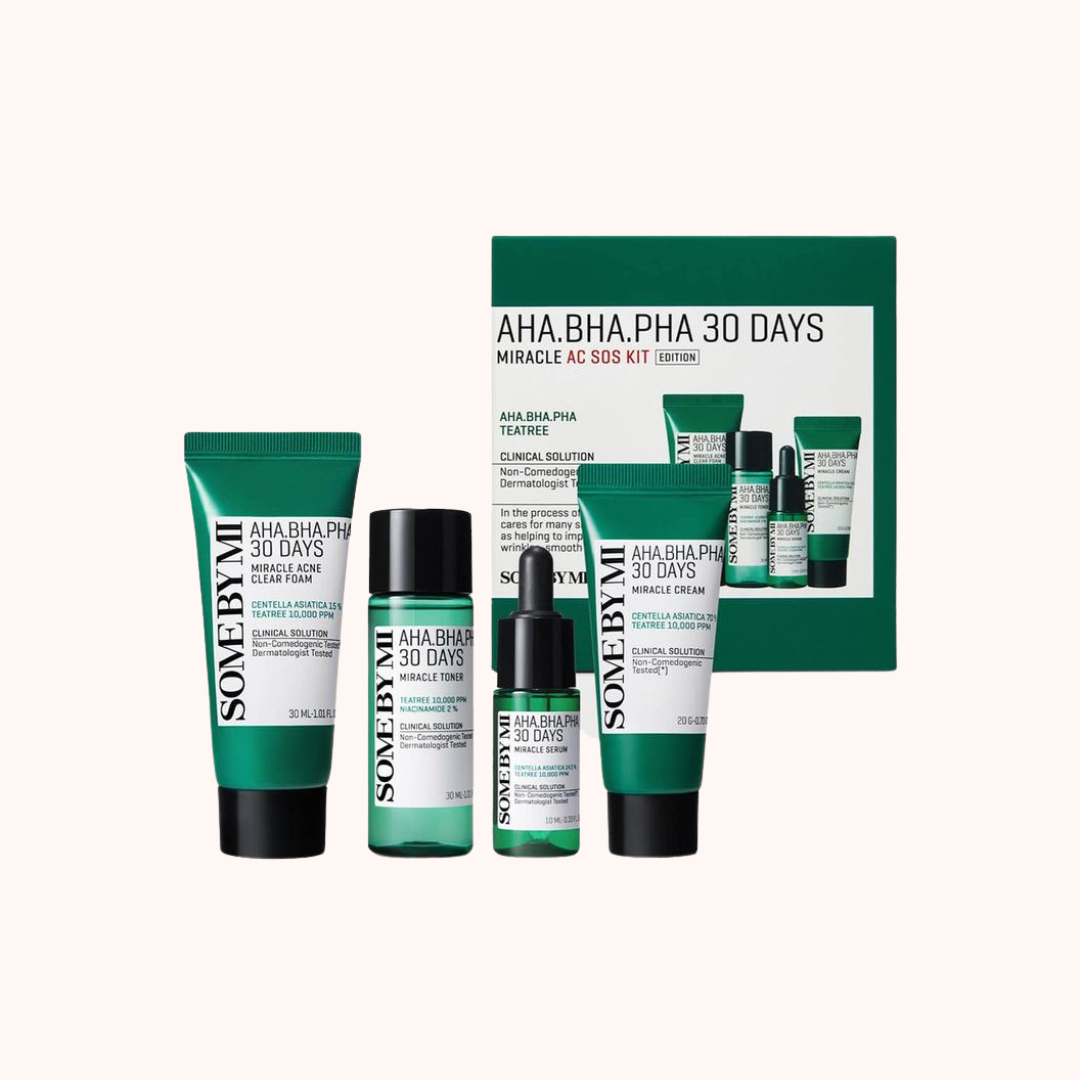 Some By Mi AHA-BHA-PHA 30 Says Miracle AC SOS Kit 4pcs