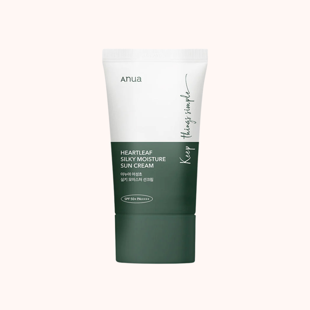 Anua Heartleaf Silky Moisture Sun Cream SPF50+/PA++++ 50ml