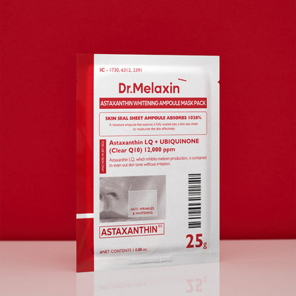 Dr. Melaxin Astaxanthin Whitening Ampoule Sheet Mask 25g