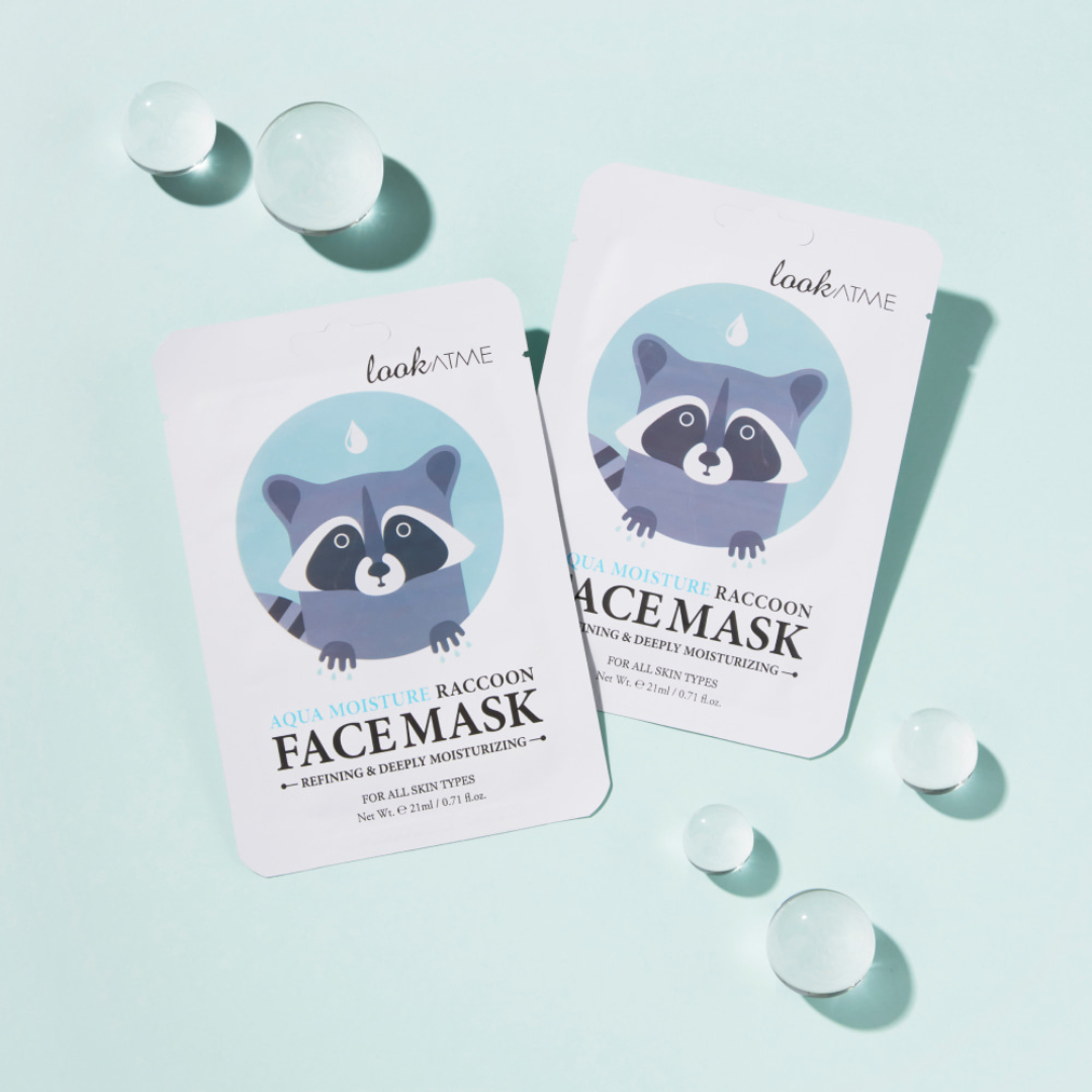 Look At Me Aqua Moisture Raccoon Face Mask 21ml