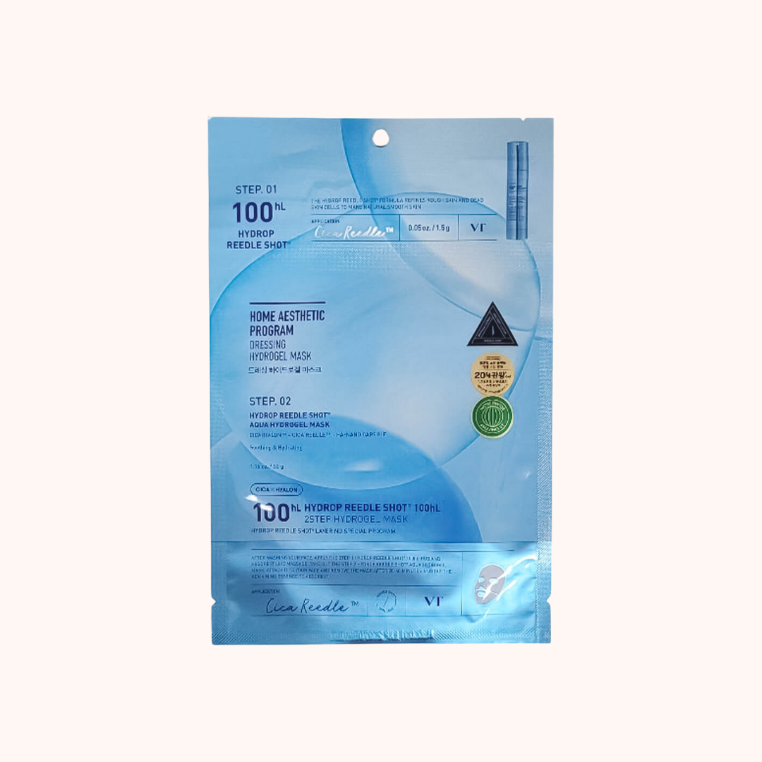 VT Cosmetics Hydrop Reedle Shot 100hl -Двухэтапная гидрогелевая маска
