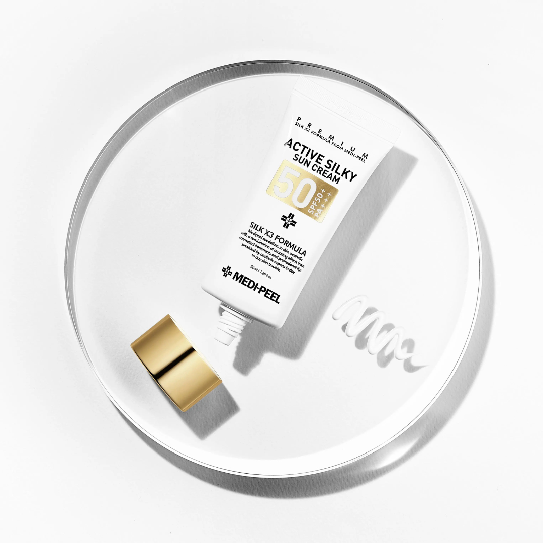Medi-Peel Active Silky Sun Cream SPF50+/ PA+++ - Солнцезащитный крем 50мл