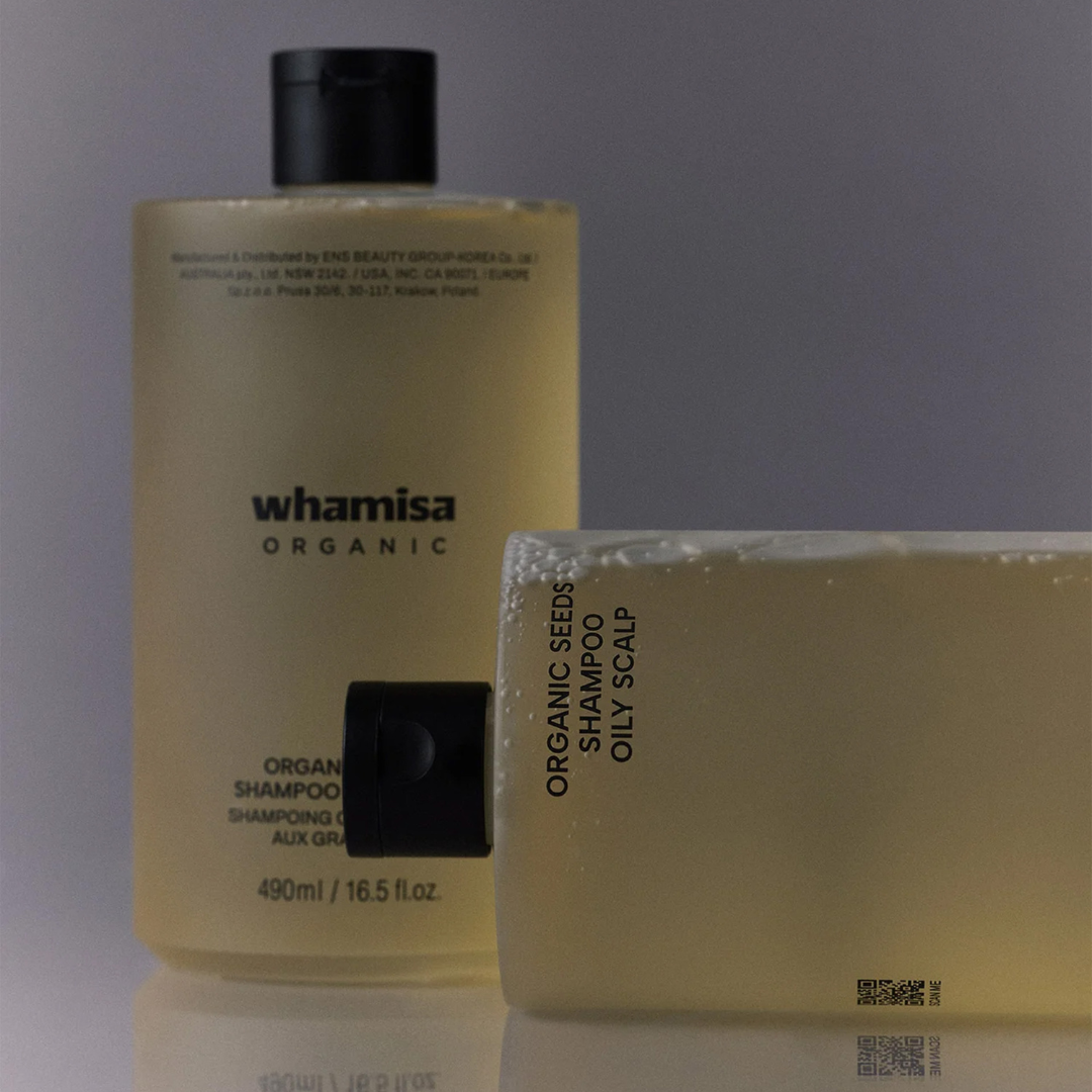 Whamisa Organic Seeds Shampoo  Oily Scalp 490ml