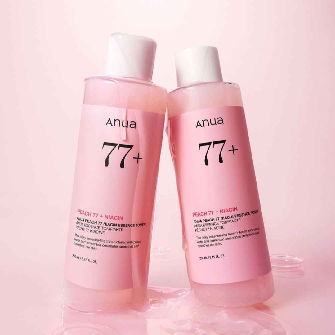 Anua Peach 77 Niacin Essence Toner - Kirkastava kasvovesi 250ml