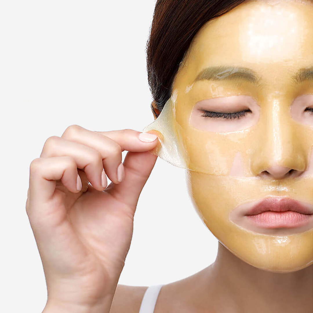 Petitfee Chamomile Lightening Hydrogel Face Mask