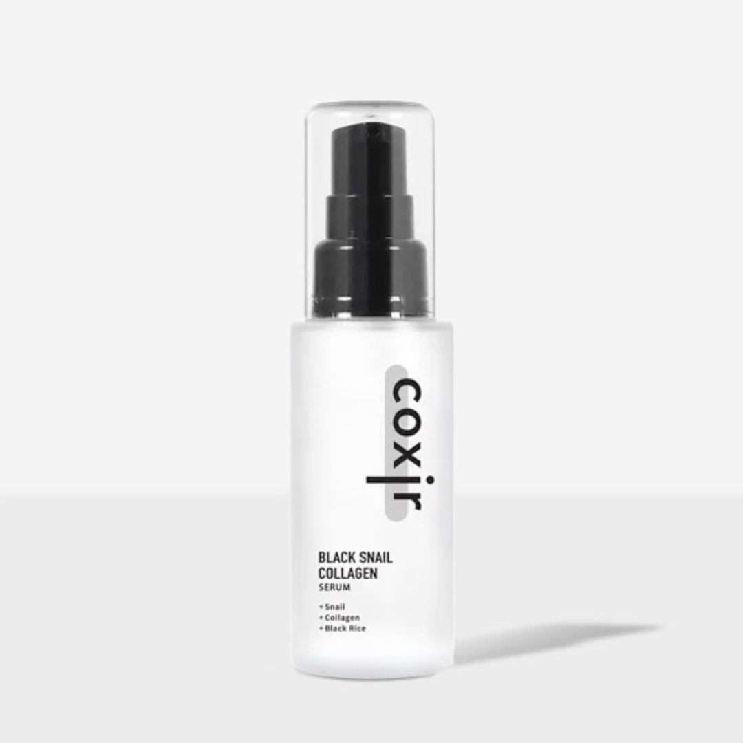 Coxir Black Snail Collagen - Антивозрастная сыворотка с коллагеном и муцином черной улитки 50мл