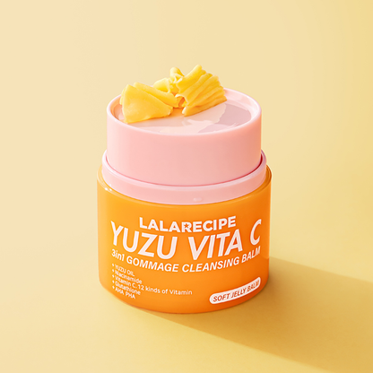 LaLa Recipe Yuzu Vita C 3in1 Gommage Cleansing Balm 50ml
