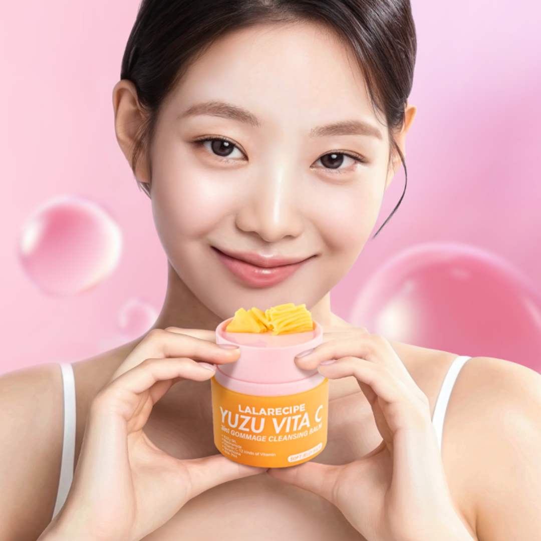 LaLa Recipe Yuzu Vita C 3in1 Gommage Cleansing Balm 50ml