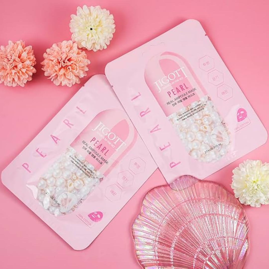 Jigott Pearl Real Ampoule Sheet Mask 27ml