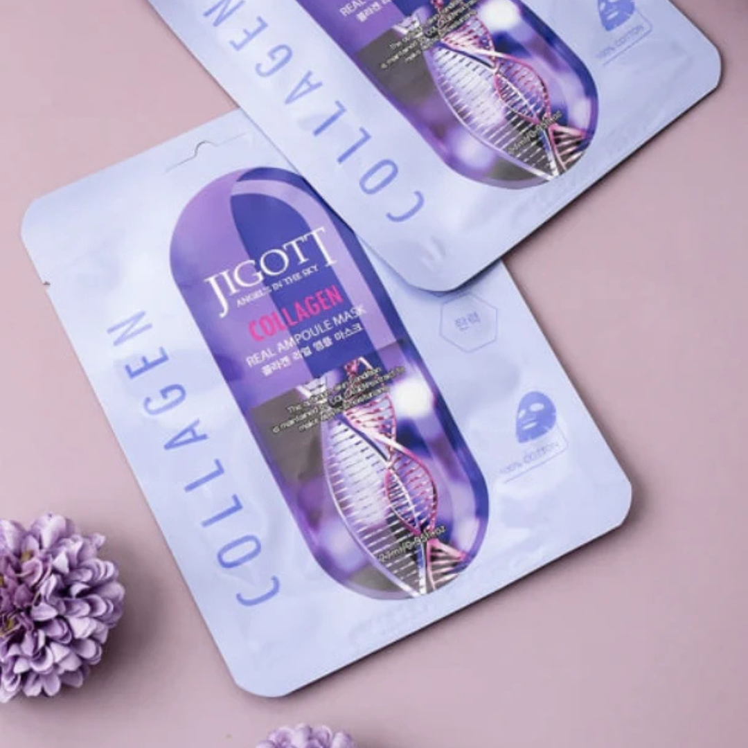 Jigott Collagen Real Ampoule Sheet Mask 27ml