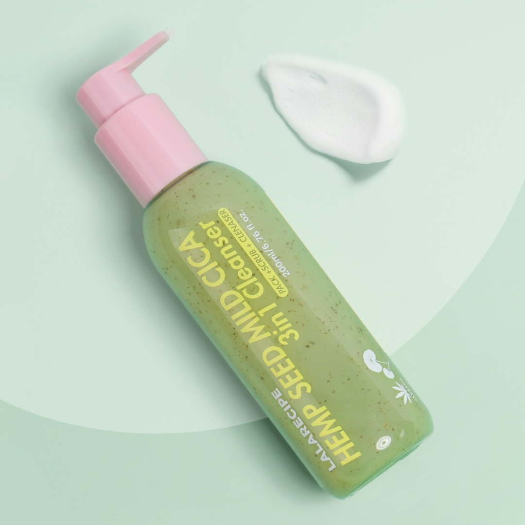 LaLa Recipe Hemp Seed Mild Cica 3 in 1 Cleanser 200ml