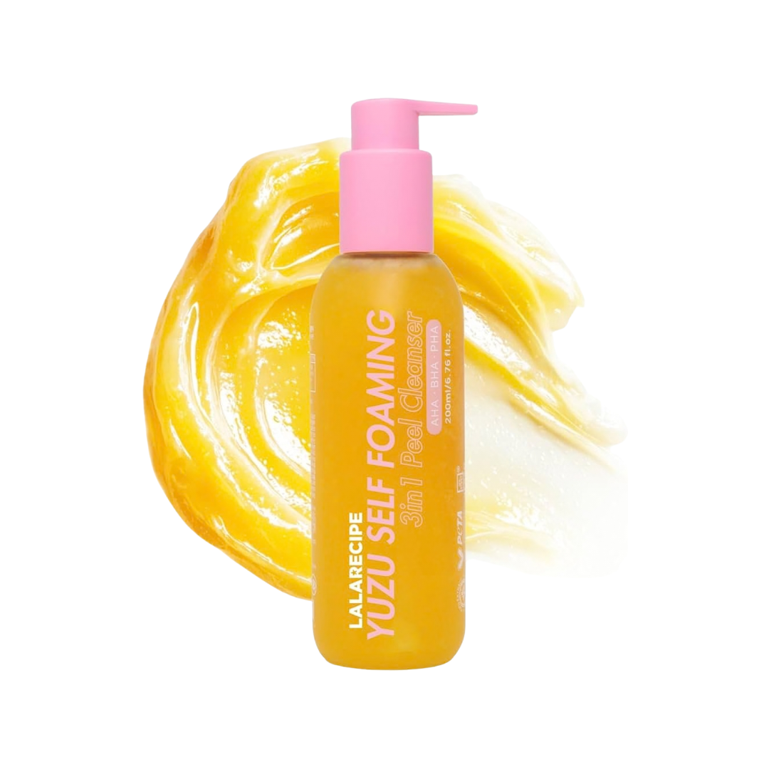 LaLa Recipe Yuzu Self Foaming 3 in 1 Peel Cleanser 200ml