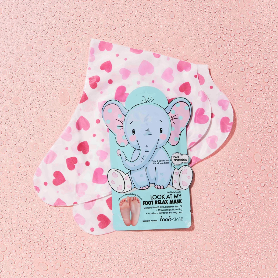 Look At Me Look At My Foot Relax Mask Elephant 1pair