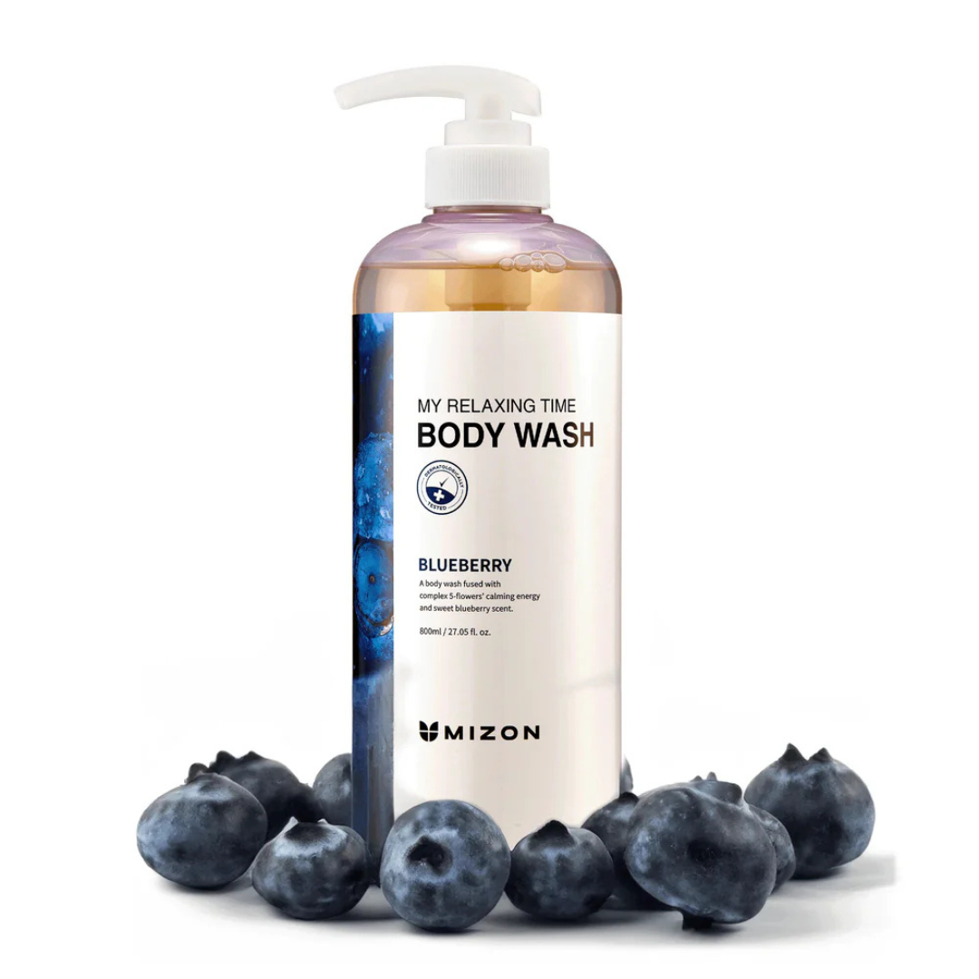 Mizon My Relaxing Time Body Wash Blueberry - Гель для душа 800мл