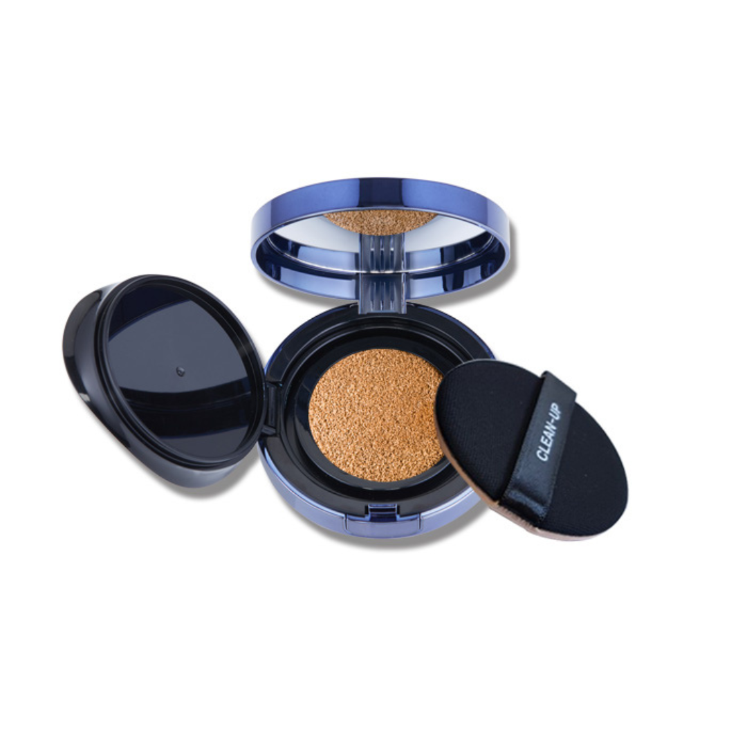 CUSKIN Clean-Up Skinfit Cushion Pact SPF 50 PA++++ 15g+refill